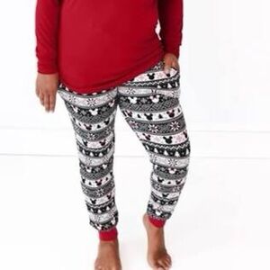 Little Sleepies Mickey Fair Isle Woman’s Pajama Pants (Medium)